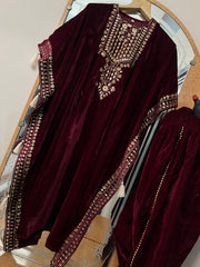 Velvet kaftan