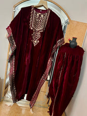 Velvet kaftan
