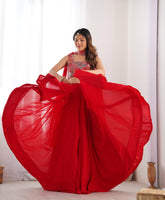 Fully stitched lehenga