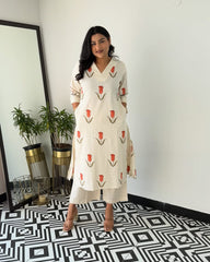 Tulip printed formal set