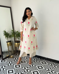 Tulip printed formal set