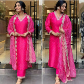Muslin silk summer suit