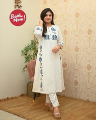 Pure khadi cotton co-ord set