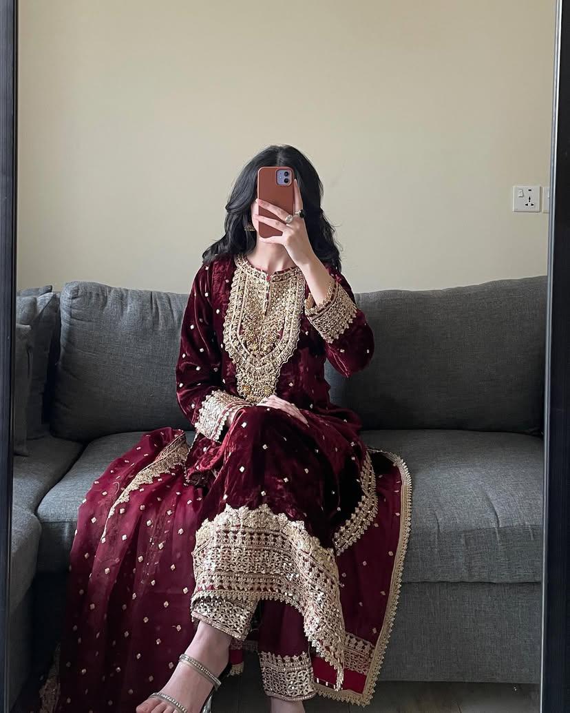 Majestic velvet suit
