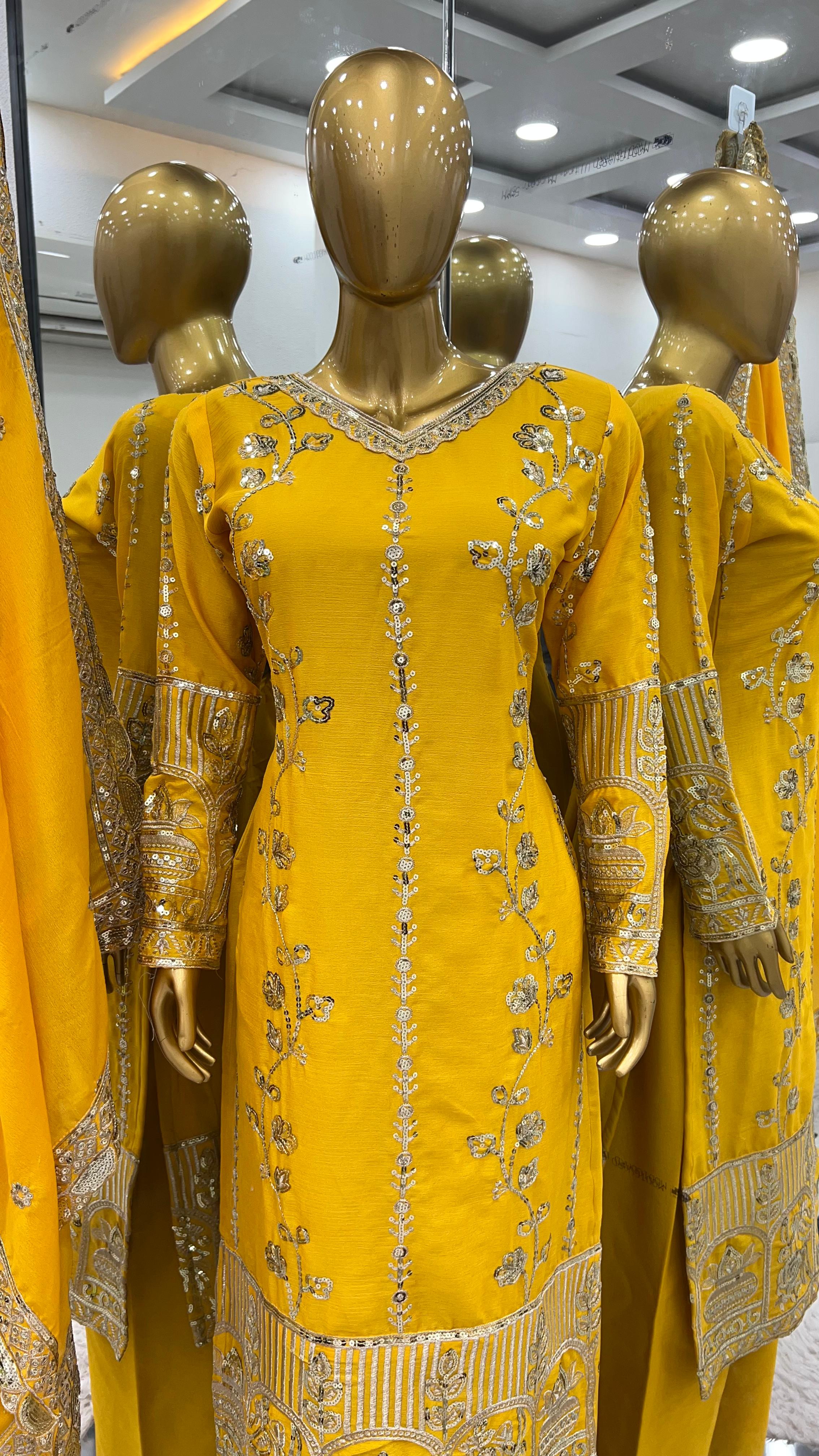 Haldi special chic suit