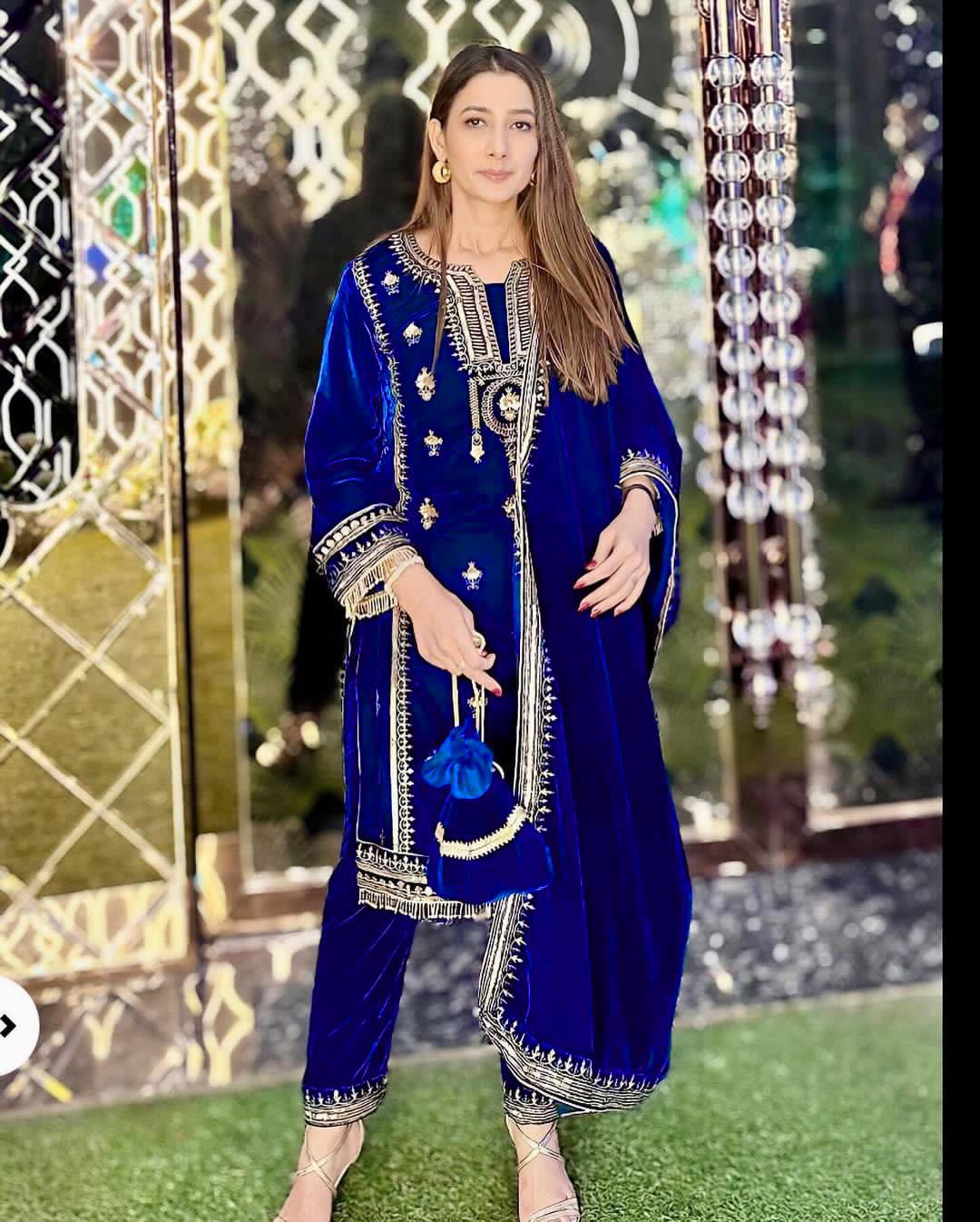Wedding special velvet dress
