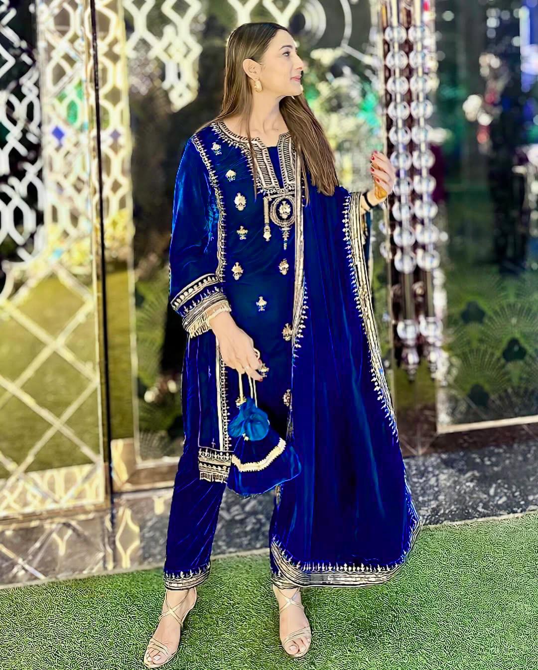 Wedding special velvet dress