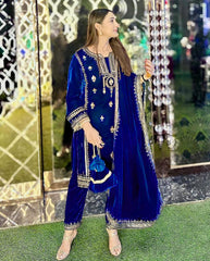 Wedding special velvet dress
