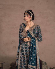 Diamond work palazzo set
