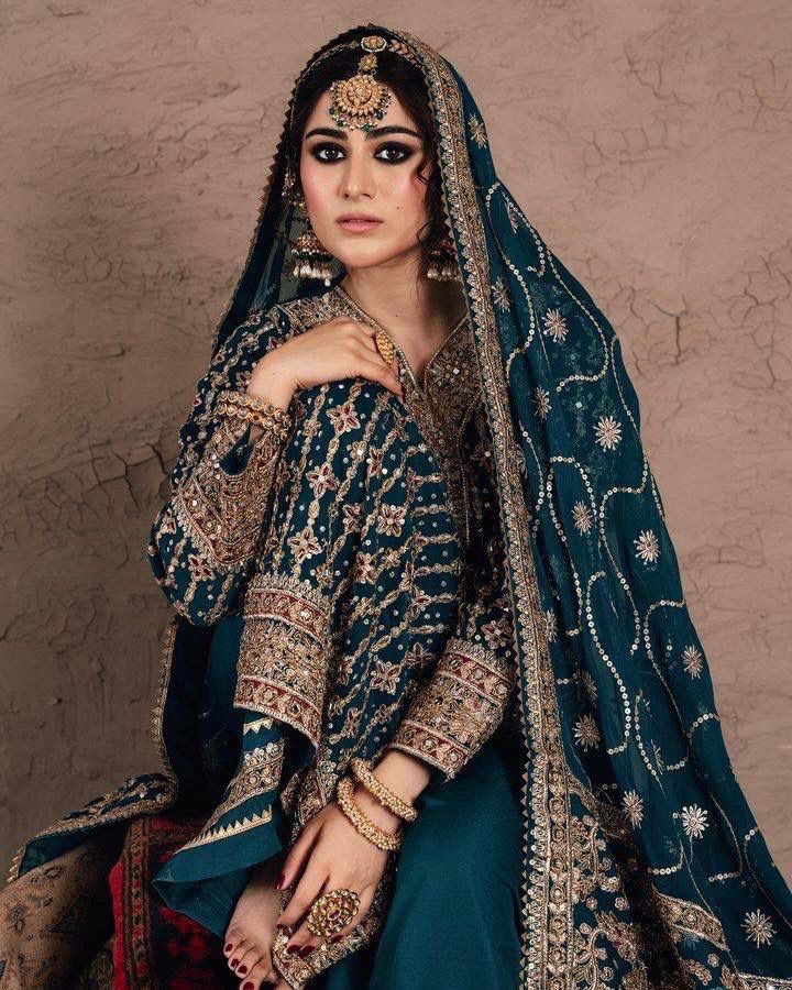 Diamond work palazzo set