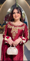 Satin silk suit