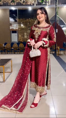 Satin silk suit