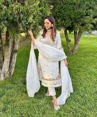 Top trending white suit