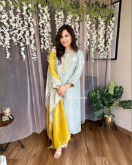 Pure muslin suit
