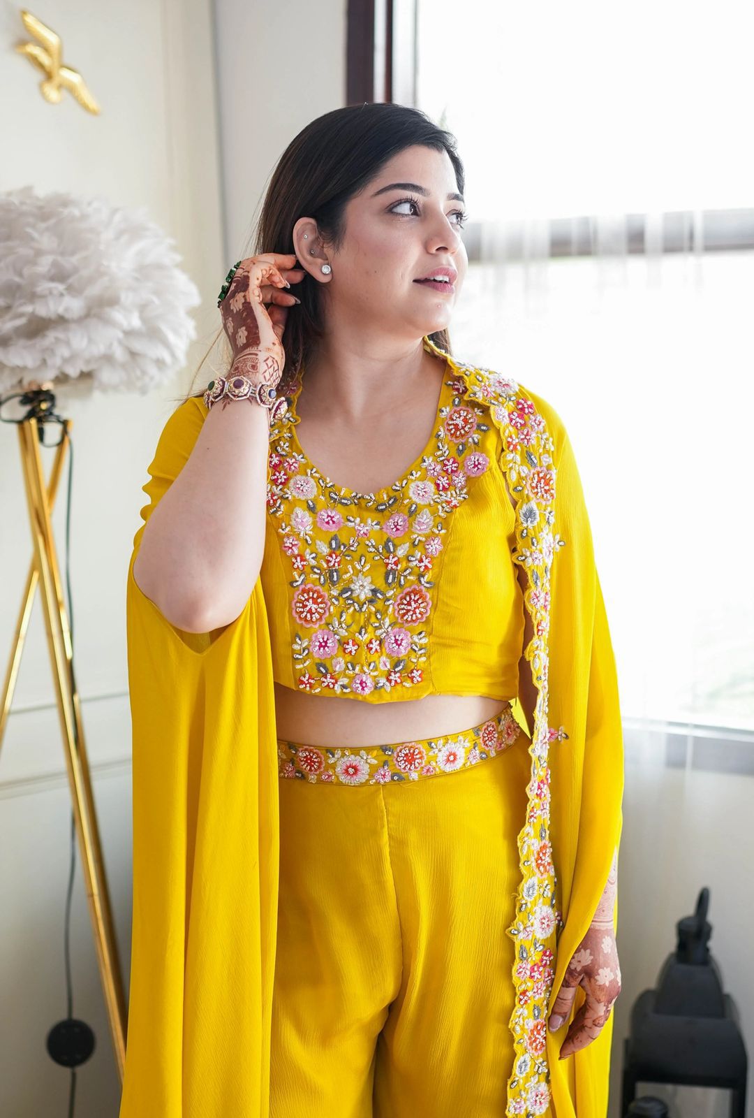 Indo Western haldi wear