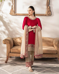 Pakistani red suit