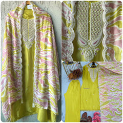 Summer special lemon yellow suit