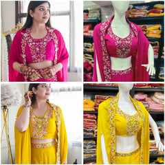 Indo Western haldi wear