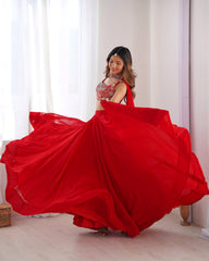 Fully stitched lehenga