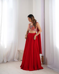 Fully stitched lehenga