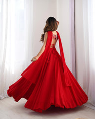 Fully stitched lehenga