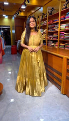 South Indian special golden gown