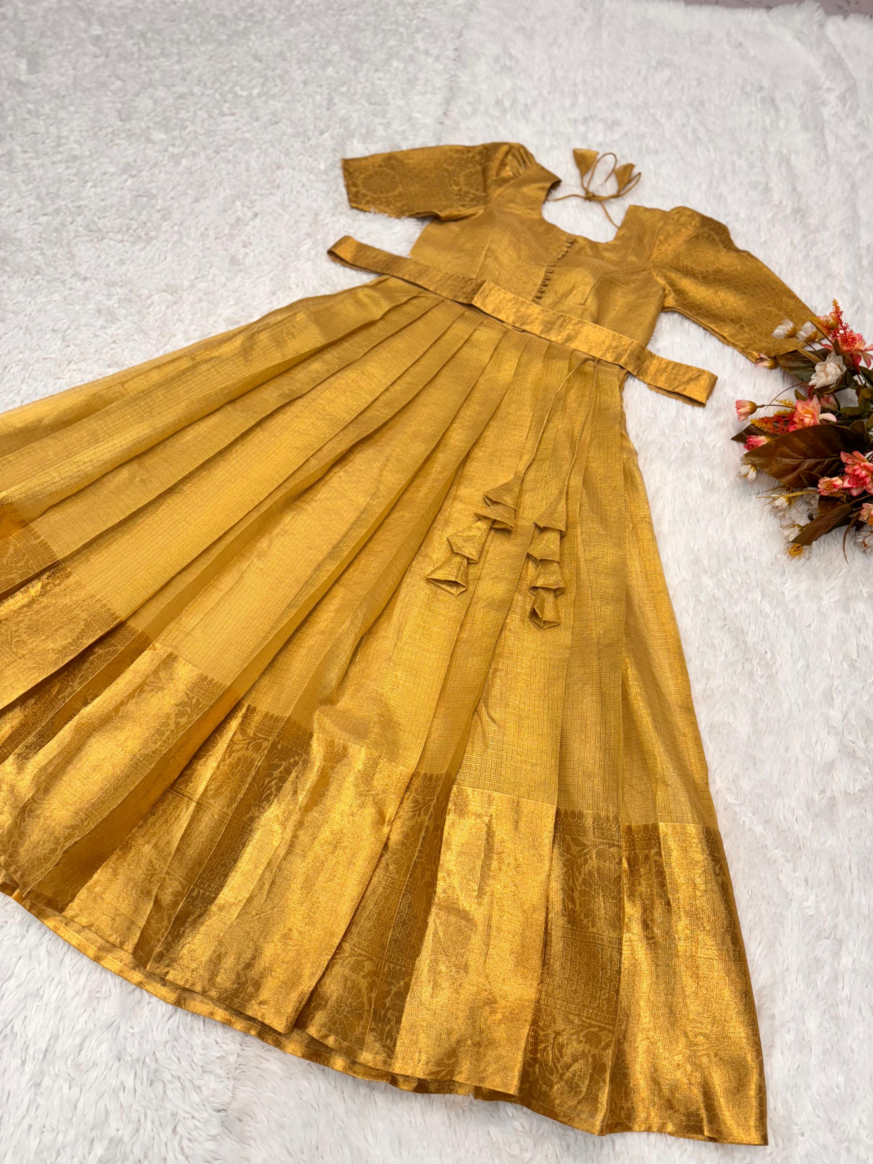 South Indian special golden gown