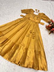 South Indian special golden gown