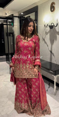 Yankita kapoor pink sharara