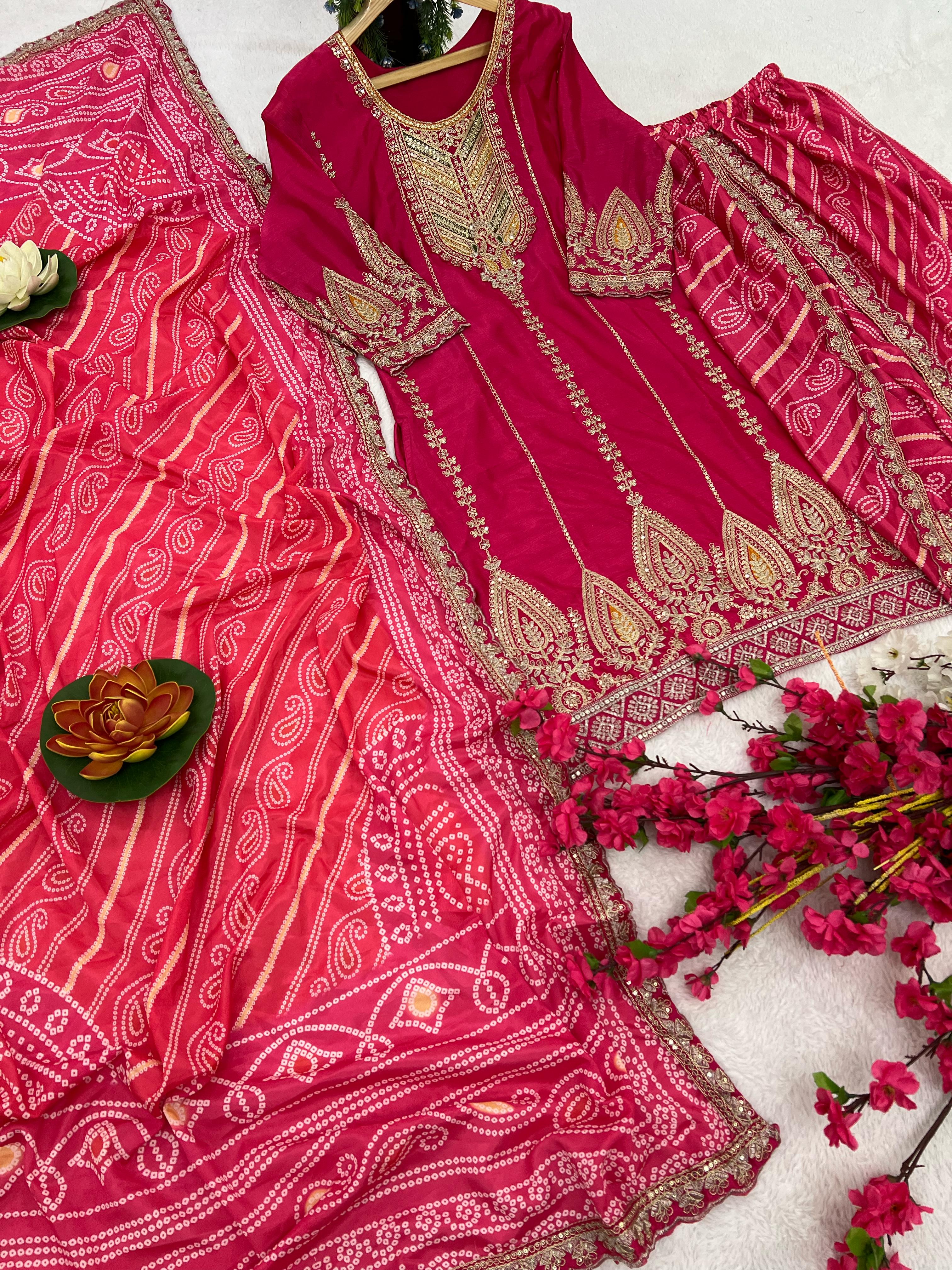 Dhoti nd peplum style top set