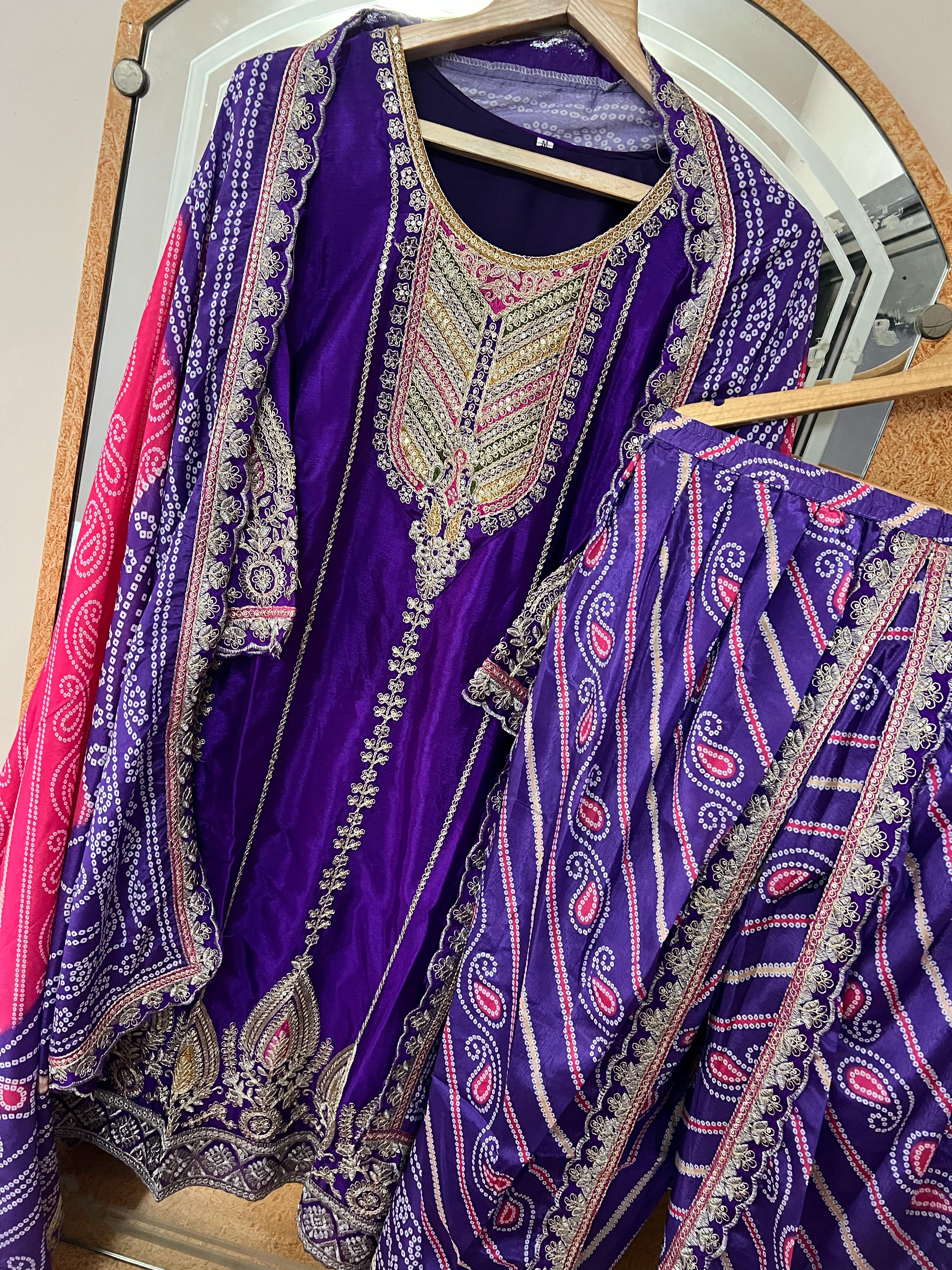 Dhoti nd peplum style top set