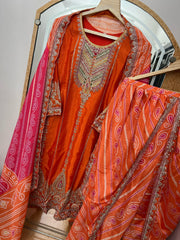 Dhoti nd peplum style top set