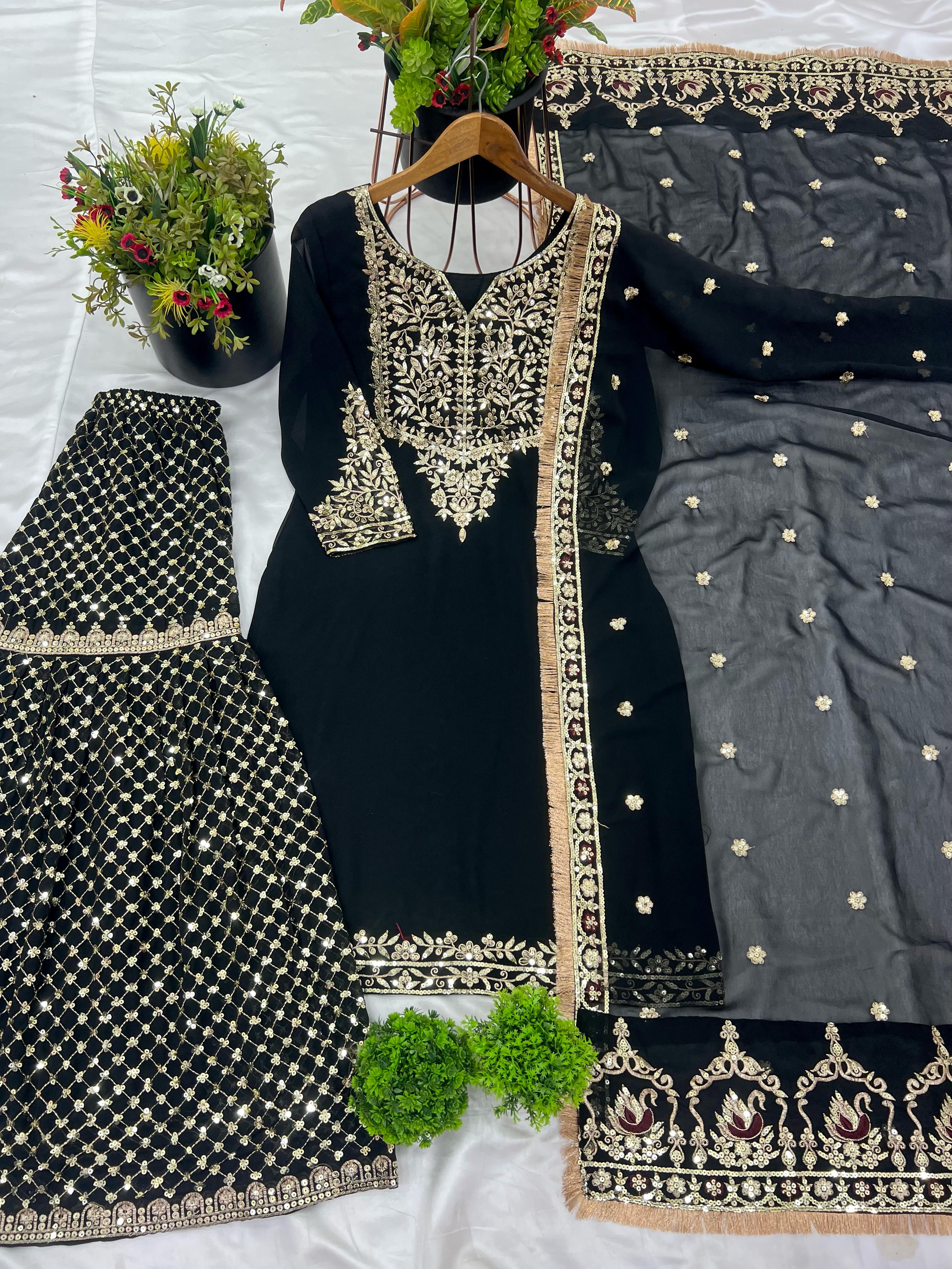 Sizzling sharara set