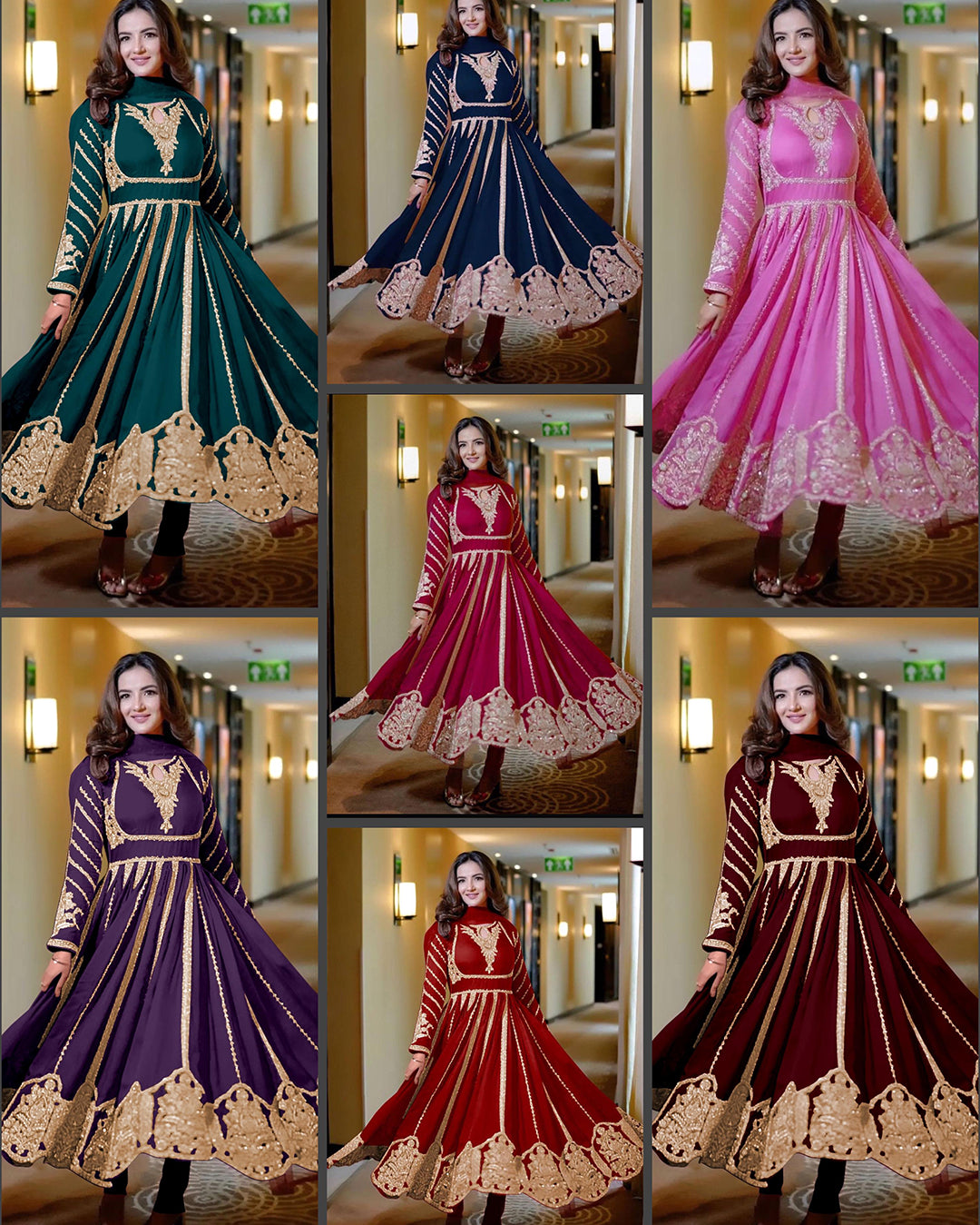 Jashmin Anarkali Suit Set