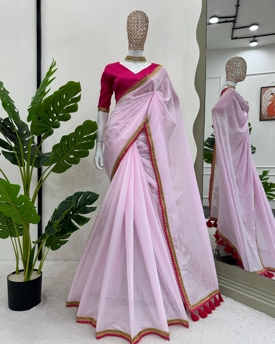 Pure Mul Cotton Saree