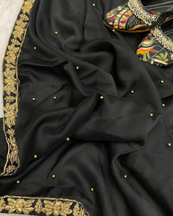 Black Hit Saree