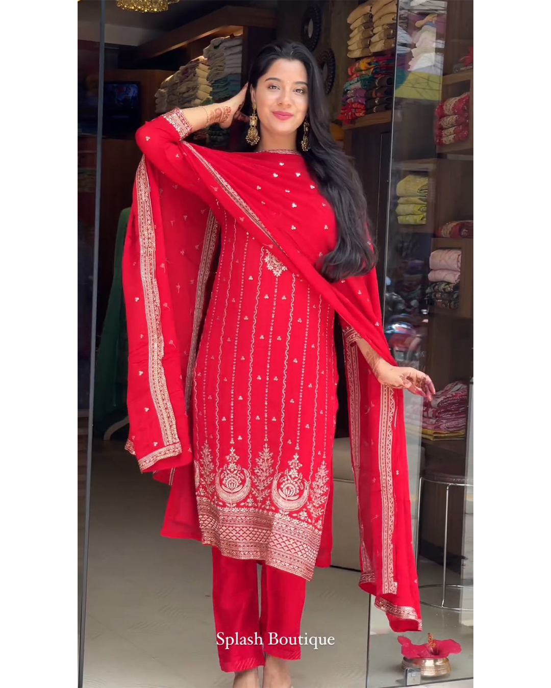 Sizzling Hot Red Suit Set