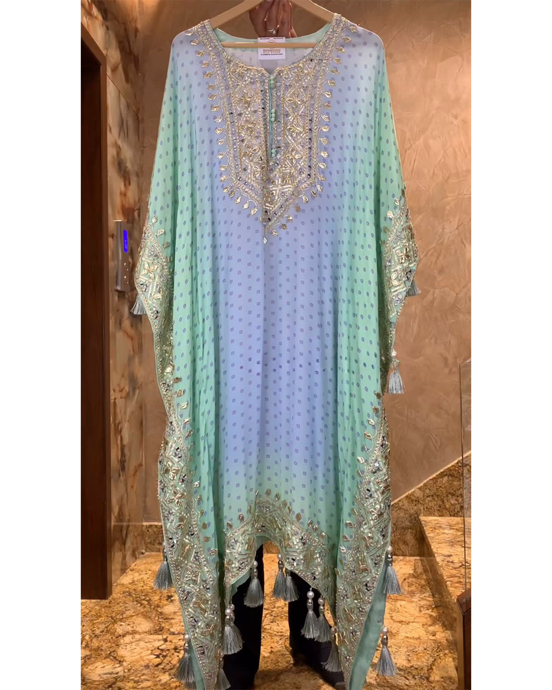 Kaftan With Dhoti Set